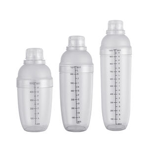 Botol Shaker Koktail Plastik Mulut Lebar 1000ml, Tutup Plastik, Pembuat Minuman, Kustomisasi Grosir Pabrik Pembuatan - Product Image 2