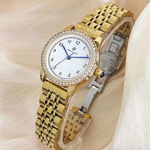 Montre à chaîne pour femme - Étanche, tendance, élégante, montre anglaise sertie de diamants - Product Image 4