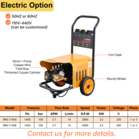 Nouvelle machine à laver de voitures automatique commerciale 220V 100Bar 1450Psi, nettoyeur à jet d'eau haute pression