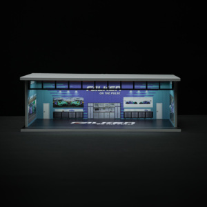 Cool <span class=keywords><strong>Hobby</strong></span> Modello 1/64 Parcheggio con Luci, Diorama di Parcheggio Auto, Scena Decorativa Simulata - Product Image 6