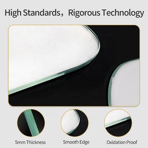 Factory Direct Modern Dressing Full Length Wall <strong>Large</strong> <strong>Mirror</strong> Irregular Decorative <strong>Frameless</strong> Design Glass for Home Decor Hallway - Product Image 5