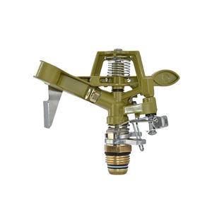 Arroseur rotatif à entraînement par engrenage automatique à 360 degrés Buse à bascule en alliage de zinc en métal Arroseur de pluie d'irrigation de pelouse de jardin - Product Image 2