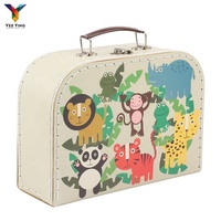 Boîte d'emballage cadeau pour bébé en carton papier mini valise avec impression personnalisée