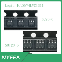 SN74LVC1G11DCKR Circuit intégré logique porte AND positive simple à 3 entrées, faible consommation d'énergie, boîtier SOT23-6, tension d'alimentation 1,65V-5,5V, SMD