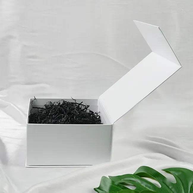 Caixa de embalagem de caixas de presente, caixa branca de papelão 40 cm caixa branca com presente de fechamento magnético