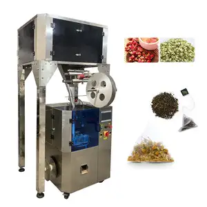 Automatic Electronic Scale Nylon Triangle Pyramids Herbal Tea Bags Packing Machine