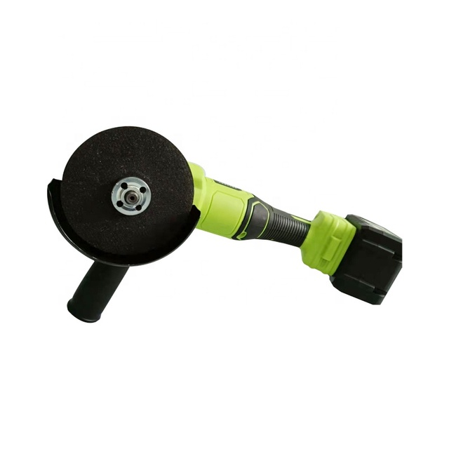 High Quality Industrial Grade Cordless Angle Grinder with 100mm Cutting Disc Lithium-ion Battery Trigger Switch