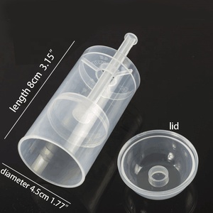 MOQ 100 stuks Dessert Push Cylinders, DIY bakvorm, ijsdessert push cup, ronde vorm. - Product Image 3