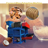 Chine usine de noix de coco extrait de soie de noix de coco de machine de défibrage machine