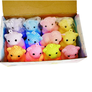 Jouet sensoriel ours anti-stress unisexe en TPR, jouet à presser doux pour soulager l'anxiété avec logo personnalisé - Product Image 6