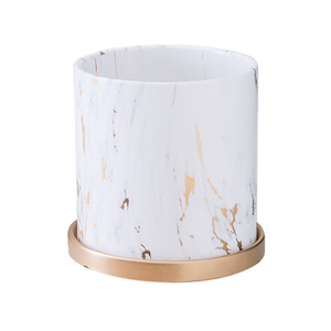 Maceta de orquídeas y mariposa nórdica, de cerámica, sencilla, especial, de lujo, pequeña, <span class=keywords><strong>con</strong></span> bandeja - Product Image 4