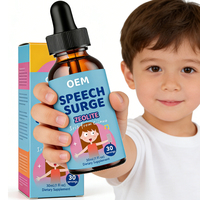 Gouttes liquides de zéolite pour enfants, complément naturel pour le soutien de la parole, vitamines D et B12, gouttes nettoyantes pour enfants, fourniture directe usine