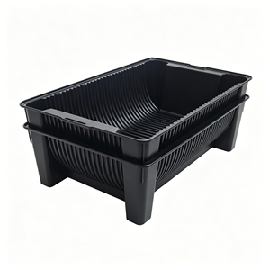 Hochwertige <span class=keywords><strong>Eurostat</strong></span>-Box PP Leitfähige Transparente PET-Blisterverpackung ESD IC-Tray aus China - Product Image 6