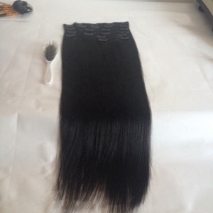 Extensiones de Cabello Humano Grueso Natural Remy con Clip - Product Image 2