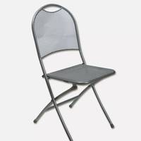 3pcs Outdoor Metal Mesh Folding Bistro Pliable Coffee Bar Set Portable Iron Wire Mesh Balcon Chair and Table Garden Furniture