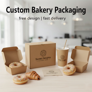 Custom Printed Takeaway Food Packaging Box Bakery Street Snack Recyclable Paper <b>Container</b> Your Logo Fast Food - Product Image 4