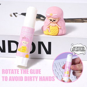 Set de Papelería de Sirena Adorable, 3 Piezas, Mini Engrapadora y Barra de Pegamento Sólido, Artículos Escolares Kawaii, Regalo para Niñas - Product Image 6