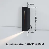Distributeur chinois de lampes murales d'extérieur en aluminium 3W à faible consommation d'énergie, lampes d'escalier haute puissance