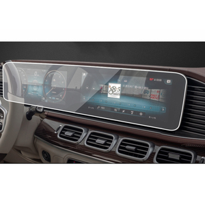 Accesorios de coche para <span class=keywords><strong>Benz</strong></span> GLA GLB CLA, tablero de navegación, vidrio templado, Protector de pantalla táctil, lámina, reproductor de DVD para coche, película ESTÉREO - Product Image 3