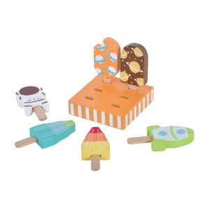 <span class=keywords><strong>Cuisine</strong></span> Bébé Éducation Précoce Simulation pour Enfants Amusant Jeu de Crème Glacée en Bois pour Enfants - Product Image 6