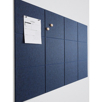 Panneaux acoustiques en fibre de polyester de haute qualité, panneaux absorbants du son en feutre PET autocollants personnalisés pour hôtel, bureau, salon