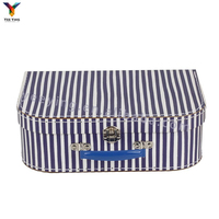 Cajas de Regalo para Bebés Recién Nacidos al por Mayor, Caja de Embalaje Decorativa con Forma de Maleta de Juguete, Cajas de Cartón con Asa
