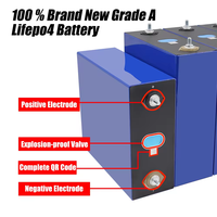 LiFePO4 baterai siklus dalam 304Ah 3.2V baterai Lithium besi fosfat isi ulang