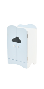 <span class=keywords><strong>Armario</strong></span> de madera maciza de MDF para bebés, <span class=keywords><strong>juguetes</strong></span> de alta calidad para el pecho, color blanco - Product Image 2