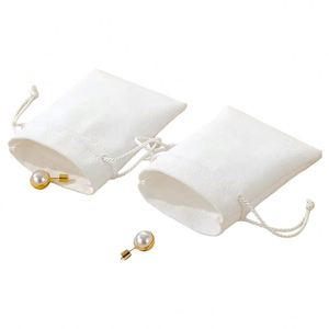Schmuck-Aufbewahrungsbeutel aus Samt Mikrofaser-Beutel mit Kordelzug für Ringe, Ohrringe, Halsketten, Sonstiges Zubehör und Bluetooth-Geräte - Product Image 5