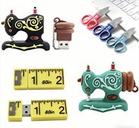 Clé USB en silicone personnalisée en forme de mètre ruban 8 Go 16 Go 32 Go – Cadeau promotionnel en gros pour les marques d'outils