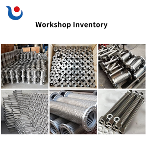 Manguera trenzada de <span class=keywords><strong>metal</strong></span> con brida de acero inoxidable, diferentes longitudes personalizadas, para uso industrial a alta temperatura y alta presión - Product Image 4