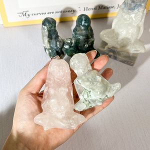 Fête des Mères Cristal Artisanat Cadeaux Spirituel <span class=keywords><strong>Nature</strong></span> Figurines Sculpture Cristal Naturel Déesse Statues <span class=keywords><strong>Mère</strong></span> de la Terre - Product Image 2