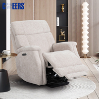 Canapé inclinable électrique MANWAH CHEERS, moderne, confortable, en tissu, avec fonction de massage