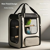 Sac de transport pour oiseaux en nylon respirant et fiable, avec rideau pare-soleil, résistant à l'eau et aux rayures, pour les activités quotidiennes et les sorties en plein air des perroquets