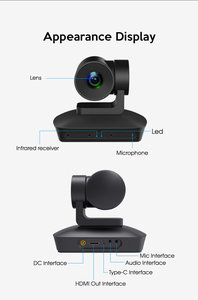 Cámaras de Conferencia 4K con Seguimiento de Voz, Cámara PTZ con Bloqueo Facial y Control por Gestos MC208H - Product Image 3