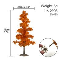 Arbre modèle en pin à l'échelle HO et N, arbre de paysage miniature, matériau DIY pour diorama ferroviaire et table de sable