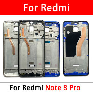 Alloggiamento anteriore LCD Display centrale telaio anteriore piastra di copertura posteriore per Xiaomi <span class=keywords><strong>Redmi</strong></span> <span class=keywords><strong>Note</strong></span> 7 <span class=keywords><strong>8</strong></span> 9S 9 <span class=keywords><strong>Pro</strong></span> parti di riparazione del telefono lunetta anteriore - Product Image 3