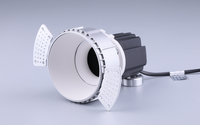 Module Européen Win Réglable Mr16 Gu10 Anti Glare Downlight Aluminium Encastré Led Downlight Intérieur Trimless Gu10 Spot