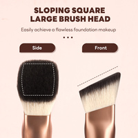 Set Kuas Makeup Profesional Maange Custom Terbaru 24pcs, Kuas Rias Wajah dari Bahan Nylon Lembut, Set Kuas Wajah