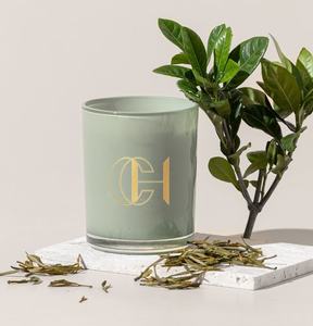 Prix d'usine C & H <span class=keywords><strong>bougie</strong></span> parfumée personnalisée avec cristal naturel décoration de la maison pot en verre de cire de soja personnalisé étiquette personnelle - Product Image 2