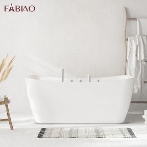FABIAO CUPC APPROUVÉ Moderne Luxe Trempage Profond <span class=keywords><strong>Salle</strong></span> <span class=keywords><strong>De</strong></span> Bains Douche Autonome <span class=keywords><strong>Baignoire</strong></span> En Acrylique Autoportante - Product Image 2
