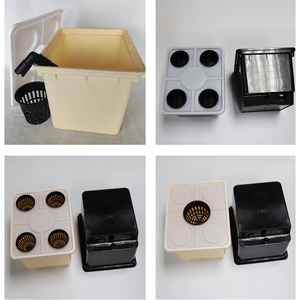 Nuovo Design del sistema a barile idroponico PP1 2 4 fori per la coltivazione di ortaggi e frutta in serra - Product Image 3