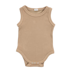 ชุดรอมเปอร์เด็กทารกหญิงแขนกุดผ้าฝ้ายถักสำหรับฤดูร้อนขายส่ง - Product Image 3