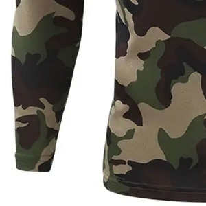 Camiseta de Caza de Manga Larga para Hombre, de Lona, Transpirable, de Secado Rápido, Cuello Redondo, Estilo Táctico - Product Image 3