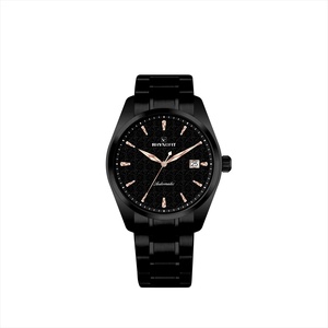 Montres automatiques avec bracelet en acier inoxydable 316L poli haute brillance et cadran gaufré de conception nouvelle. - Product Image 4