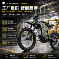 Coswheel R19MAX Enduro Ebike 90KMH 11340W Peak Alloy Frame 19 Inch Tire Four Piston Hydraulic Disc Brake Fastace Shock LED
