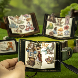 60 autocollants par boîte, série de paysages miniatures de conte de fées, taille de la paume de la main, mini-autocollants pour décorations de journal - Product Image 4