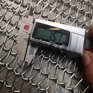 <span class=keywords><strong>SS304</strong></span> 316 thép không gỉ Chuỗi liên kết xoắn ốc dây lưới băng tải/cân bằng dệt lưới vành đai - Product Image 5