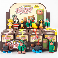 Porte-clés figurines articulées avec cordon, boîte mystère, collection thème cinéma et télévision, en résine, anti-stress, cadeaux pour 14 ans et plus