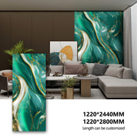 1220*2440mm feuille de marbre pvc feuille de marbre pvc revêtement uv feuille de marbre pvc étanche